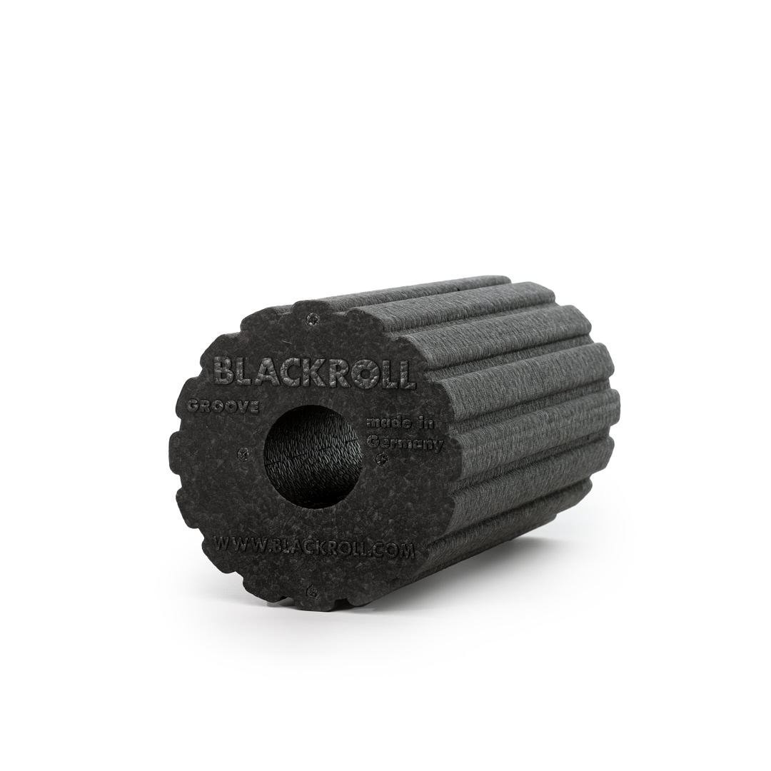 BLACKROLL® GROOVE STANDARD Foam Roller - Black (Medium)