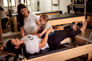 Plates reformer session for post natal client