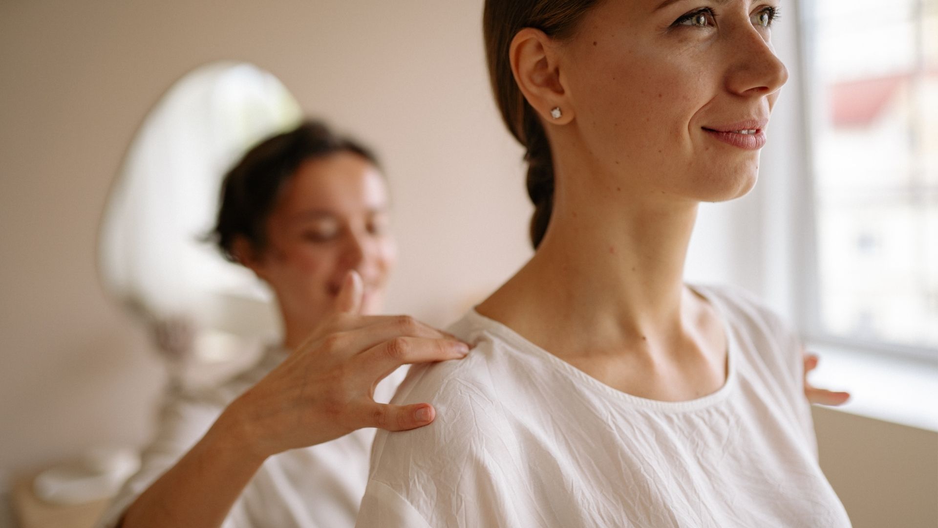 person happy after treatment starts working